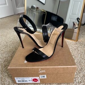 Authentic Christian Louboutin Black Heels w/ Receipt